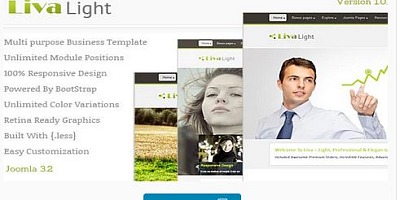 Theme Forest Livalight - Joomla Template
