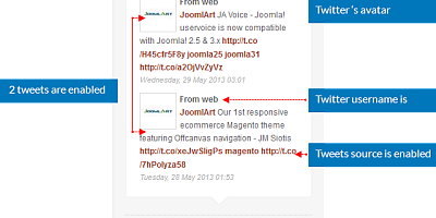 JA Twitter - Joomla Extension