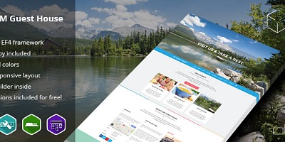 Joomlead Guest House - Joomla Template