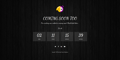 Aa Responsive Coming Soon Page Joomla Extension