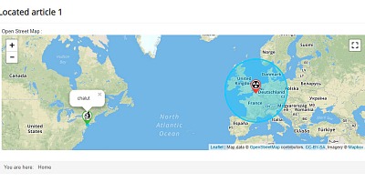 Openstreetmap Custom Field Joomla Extension