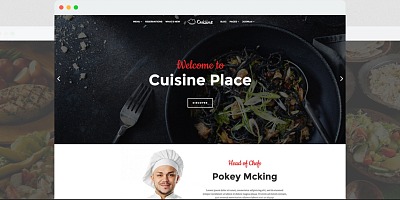 Joomshaper Cuisine - Responsive Restaurant Joomla Template