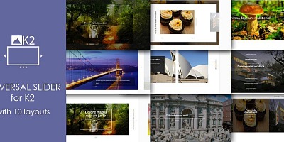 K2 Universal Slider - Joomla Extension