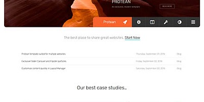 Rockettheme Protean - Joomla Template