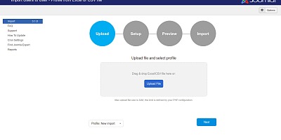 Import Users From Excel Or Csv File - Joomla Extension