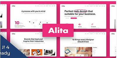 Theme Forest Alita - Joomla Template