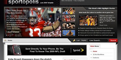 Shape5 Sportopolis - Joomla Template