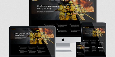 Enginetemplates Firehelp - Responsive Firefighter Joomla Template