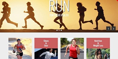 Bestaddon Running - Joomla Template