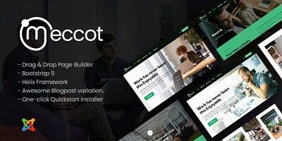 Meccot - Dynamic Coworking Space Joomla Templates
