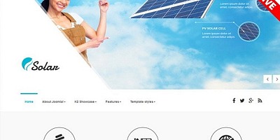 Bestaddon Solar - Joomla Template