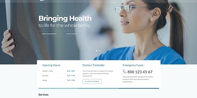 Salutem - Medical And Healthcare Clean Joomla Template