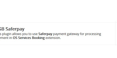 OSB Saferpay Payment Plugin - Joomla Extension