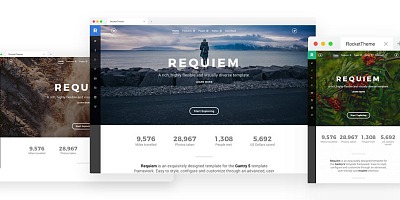 Rockettheme Requiem - Joomla Templates