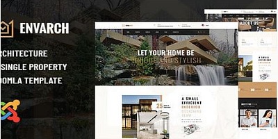 Theme Forest Env Arch - Joomla Template