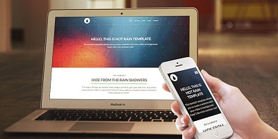Hot Rain - Video Background Joomla Template