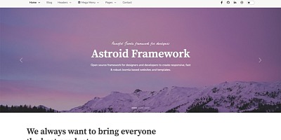 Templaza Two - Astroid Joomla Template