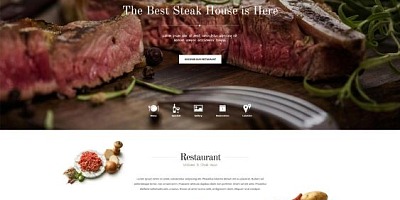 Gavickpro Steak House - Joomla Templates