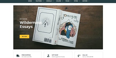 Joomlashine Bookstore - Joomla Template