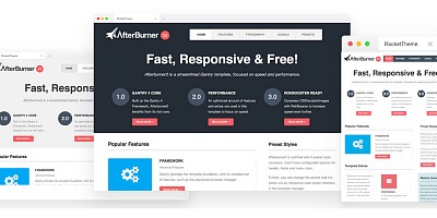 Rockettheme Afterburner2 - Joomla Templates
