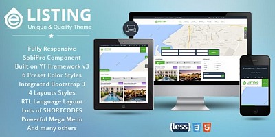 Smartaddons Elisting - Joomla Template