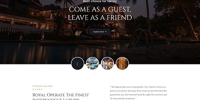 Gavickpro Royal - Joomla Hotel Template