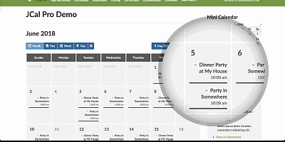 JCAL Pro - Joomla Extension