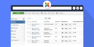 JoomForms - Joomla Extension