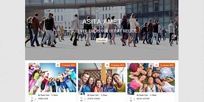 Mixwebtemplates Joomla163 - Social Joomla Template