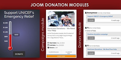 Joom Donation - Joomla Extension