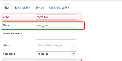 DJ-Classifieds Conditional Fields - Joomla Extension