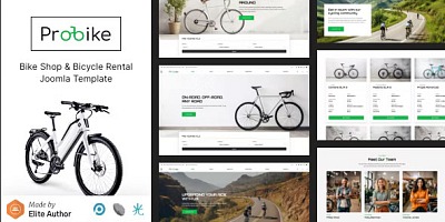 Probike - Bike Shop & Bicycle Rental Joomla 5 Template