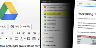 Google Drive Documents Embedder - Joomla Extension