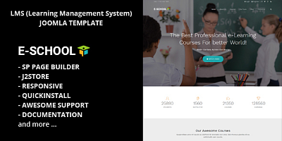 Theme Forest Eschool - Joomla Templates