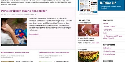 Joomlart Teline Iii - Joomla Template