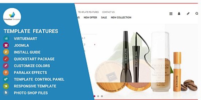 Cosmo Shop Joomla Template For Virtuemart