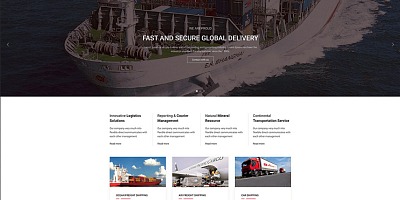 Joomlead Tranship - Joomla Template