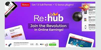 REHub - Price Comparison, Multi Vendor Marketplace Wordpress Theme v19.8.7