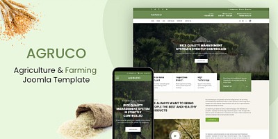 Templaza Agruco - Agriculture & Organic Food Joomla 4 Template