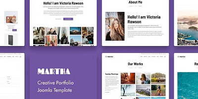 Templaza Martha Creative Portfolio Joomla 4 Template