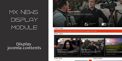 Mx Awesome News - Joomla Extension