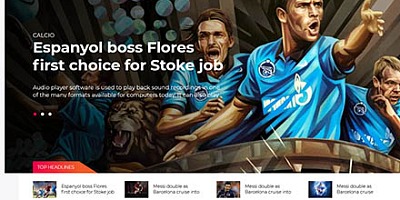 Joomshaper Calcio - Joomla Template