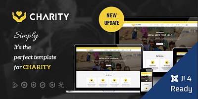 Templaza Charity - Nonprofit, Fundraising Joomla 4 Template