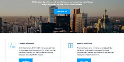 Joomlashine Blank 2 - Joomla Template