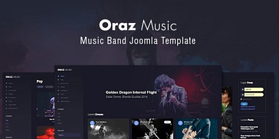 Themexpert Oraz - Music Band Joomla 5 Template