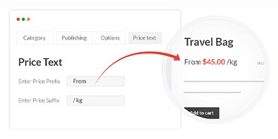 J2Store App PriceTexts - Joomla Extension