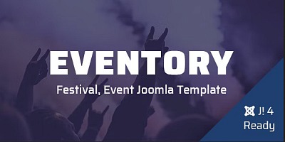 Eventory - Festival, Event Joomla 4 Template