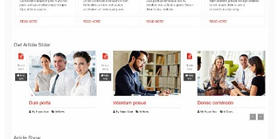 JU ArticleSlider - Joomla Extension