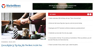 Smartaddons Marketnews - Joomla Template
