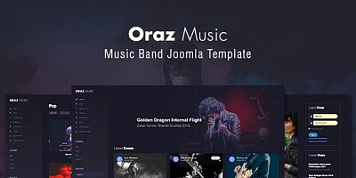Templaza Oraz - Music Band Joomla 4 Template